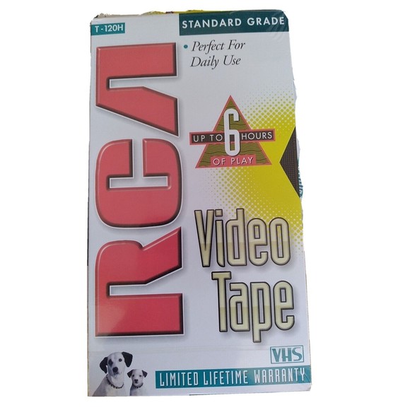 New 5 RCA T-120H Standard Grade 6 Hr VHS Blank Video Tapes VCR Sealed - Picture 3 of 3
